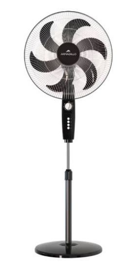 Picture of Armadillo Stand Fan 18" 70 Watt, Jumbo - Black & White