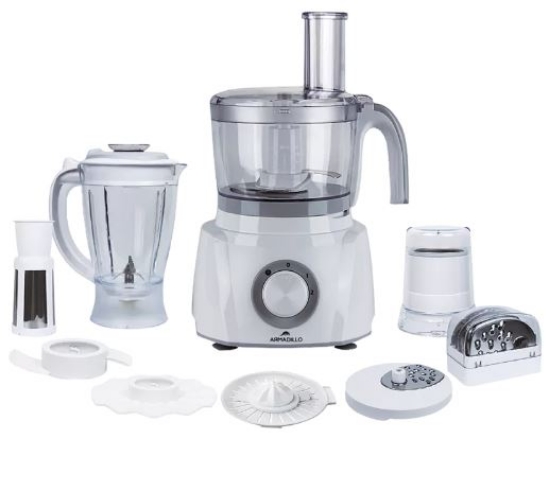 Picture of Armadillo food processor, 1000 watt, multi-function, 2 speeds, white