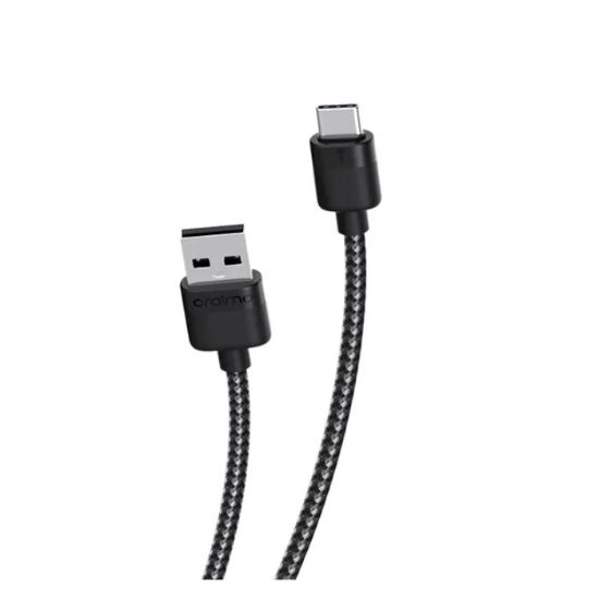 صورة كابل USB-C إلى USC-A اورايمو ديورا لاين 3، 1 متر، اسود