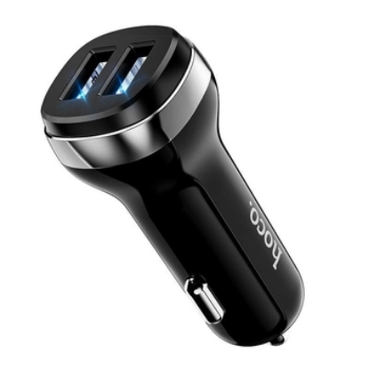 Picture of Hoco Z40 Superior Dual Port Car Charger Black