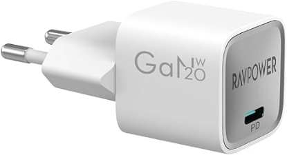 صورة شاحن راڤ باور RP-PC1055، چان ، تايب سي ، ٢٠ واط - أبيض