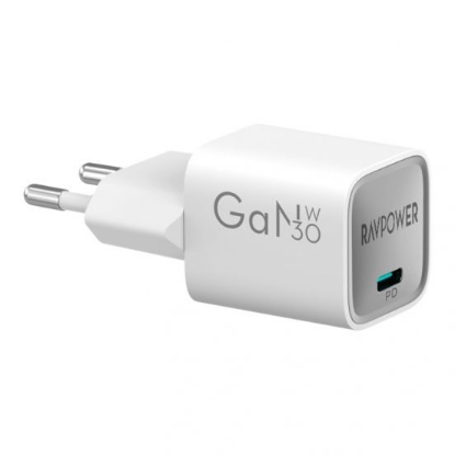 صورة شاحن راڤ باور PD Pioneer 30W RP-PC1056 - أبيض