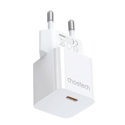 Picture of Chotech Mini PD20W GAN USB-C Wall Charger EU WH