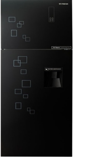 Picture of Fresh FNT-DR540 YGB Digital No Frost Refrigerator, 426 Liter, Black