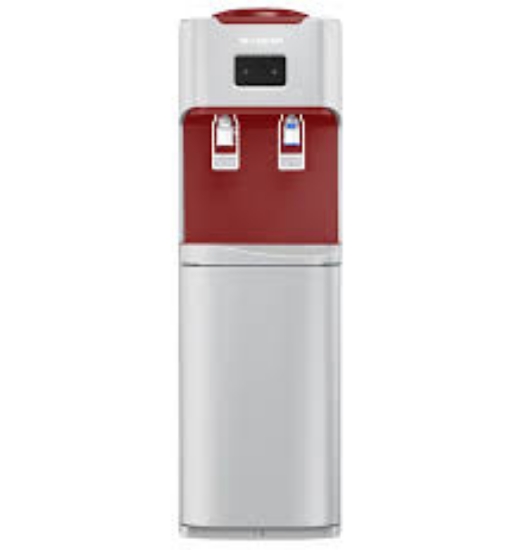 Picture of Fresh Water Dispenser 2 Faucets -Dark Red FW-17VFWR2